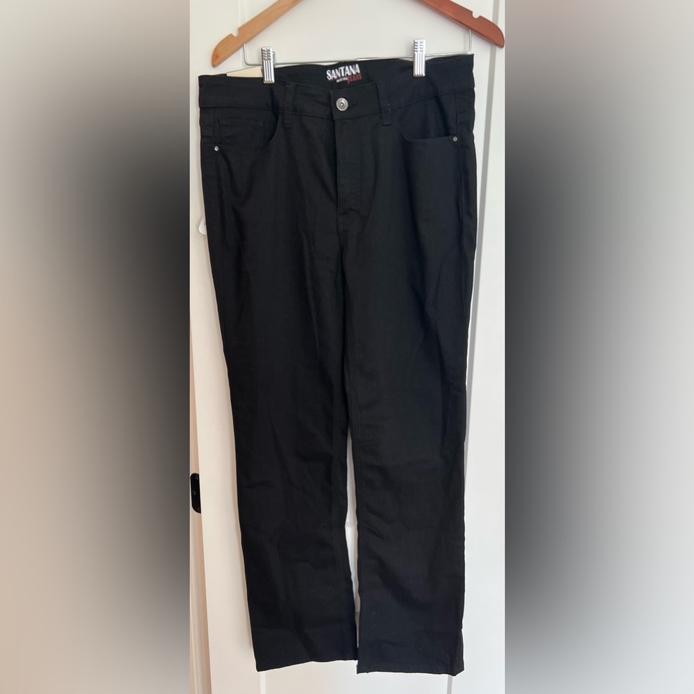 Santana Canada Midnight Black Straight Leg Trousers